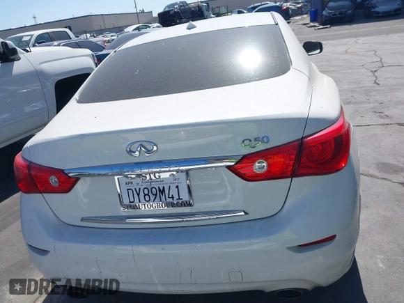 2017 Infiniti Q50 Signature Edition with VIN JN1EV7AP6HM743944, listed as a IAAI auction lot 41701528 with 73,747 mi miles and . Bid and sale history available at DreamBid. Image 16.