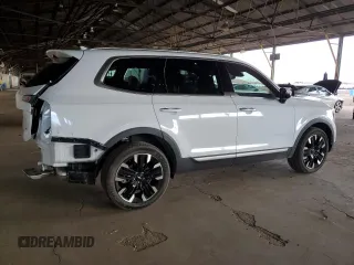 2023 Kia Telluride SX X-Line with VIN 5XYP5DGC5PG361512, listed as a Copart auction lot 78152114 with 28,693 mi miles and Salvage title. Bid and sale history available at DreamBid. Image 3.