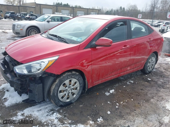 2015 Hyundai Accent GLS with VIN KMHCT4AE0FU923503, listed as a IAAI auction lot 41971073 with 140,886 mi miles. Bid and sale history available at carsss.com. Image 2.