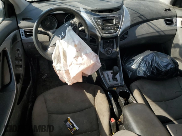 2013 Hyundai Elantra GLS z VIN 5NPDH4AE4DH398219, wystawiony jako Copart lot #55365475 z przebiegiem Nie podano mil oraz Szkoda całkowita • Salvage title. Historia ofert i sprzedaży dostępna na DreamBid. Obrazek 8.