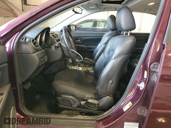 2007 Mazda 3 S Touring with VIN JM1BK324471701200, listed as a Copart auction lot 49267535 with 108,729 mi miles and Salvage Title. Bid and sale history available at DreamBid. Image 7.