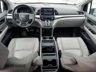 2021 Honda Odyssey EX-L with VIN 5FNRL6H76MB006265, listed as a Copart auction lot 50958395 with 60,662 mi miles and Salvage Title. Bid and sale history available at DreamBid. Image 8.