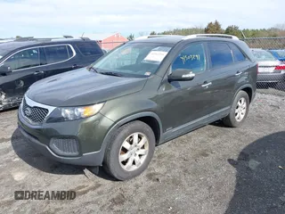 2012 Kia Sorento LX with VIN 5XYKTDA27CG227093, listed as a IAAI auction lot 41503291 with 206,924 mi miles. Bid and sale history available at carsss.com. Image 2.