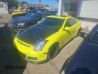 2003 Infiniti G35 w/Leather with VIN JNKCV54E63M203505, listed as a Copart auction lot 77639804 with 45,022 mi miles and Clean Title. Bid and sale history available at DreamBid. Image 2.