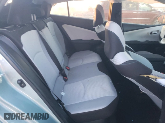 2018 Toyota Prius Two with VIN JTDKBRFU9J3065818, listed as a Copart auction lot 45777955 with 49,595 mi miles and Salvage Title. Bid and sale history available at DreamBid. Image 10.