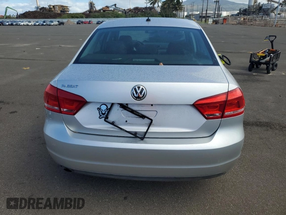 2013 Volkswagen Passat Wolfsburg Edition with VIN 1VWAP7A37DC083820, listed as a Copart auction lot 61404064 with 100,754 mi miles and Salvage title. Bid and sale history available at DreamBid. Image 6.