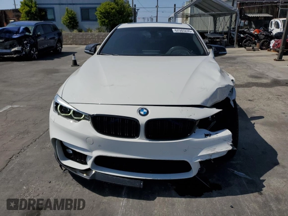 2019 BMW 4 Series 430i with VIN WBA4W3C58KAF91832, listed as a Copart auction lot 62503235 with 53,280 mi miles and Salvage title. Bid and sale history available at DreamBid. Image 5.