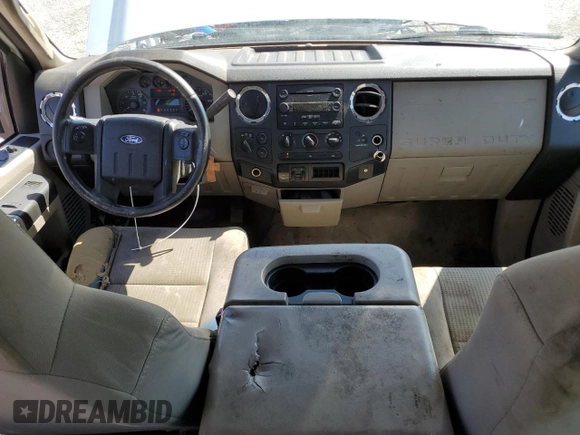 2008 Ford F-250 XL with VIN 1FTSX21538EC93823, listed as a Copart auction lot 55140655 with 341,550 mi miles and Salvage title. Bid and sale history available at DreamBid. Image 8.