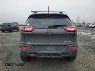 2017 Jeep Cherokee Trailhawk L Plus with VIN 1C4PJMBS2HW651480, listed as a Copart auction lot 47843795 with 96,842 mi miles and Salvage Title. Bid and sale history available at carsss.com. Image 6.