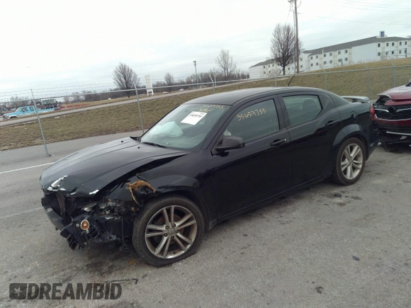 2014 Dodge Avenger SE z VIN 1C3CDZABXEN220282, wystawiony jako IAAI lot #35659755 z przebiegiem 191 584 mil mil oraz . Historia ofert i sprzedaży dostępna na DreamBid. Obrazek 2.