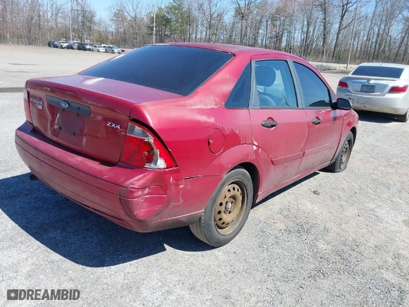 2005 Ford Focus S with VIN 1FAFP34N15W244327, listed as a IAAI auction lot 41854621 with 1 mi miles. Bid and sale history available at carsss.com. Image 4.