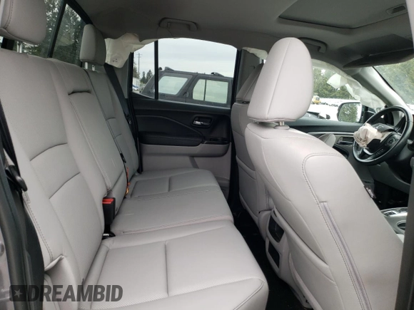 2021 Honda Ridgeline RTL-E with VIN 5FPYK3F71MB016967, listed as a Copart auction lot 53371544 with 34,382 mi miles and Salvage title. Bid and sale history available at DreamBid. Image 11.