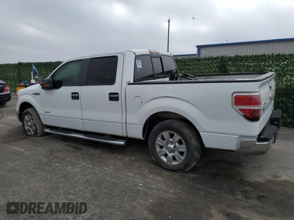 2012 Ford F-150 XL with VIN 1FTFW1CT0CFA02143, listed as a Copart auction lot 44970104 with 151,473 mi miles and Clean Title. Bid and sale history available at carsss.com. Image 2.
