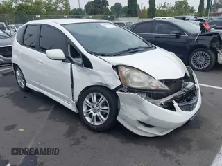 2010 Honda Fit Sport with VIN JHMGE8H43AC031411, listed as a IAAI auction lot 42599400 with 218,730 mi miles and . Bid and sale history available at DreamBid. Image 1.