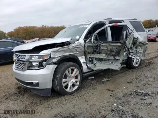 2018 Chevrolet Tahoe Premier with VIN 1GNSCCKC8JR150855, listed as a Copart auction lot 83774794 with 0 mi miles and Salvage Title. Bid and sale history available at carsss.com. Image 1.