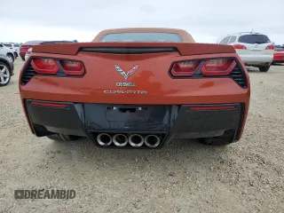 2015 Chevrolet Corvette Z51 3LT with VIN 1G1YM3D72F5111802, listed as a Copart auction lot 74503004 with 0 mi miles and Salvage Title. Bid and sale history available at carsss.com. Image 6.