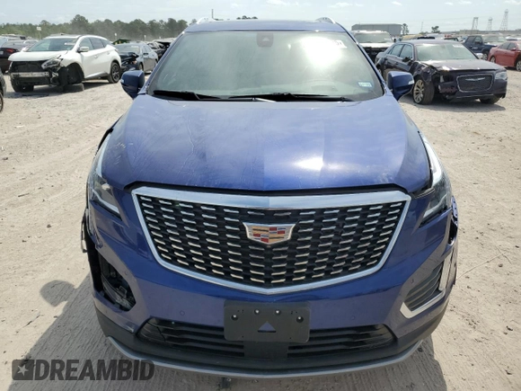 2023 Cadillac XT5 FWD Premium Luxury with VIN 1GYKNCRS3PZ154122, listed as a Copart auction lot 53667425 with 52,279 mi miles and Salvage Title. Bid and sale history available at carsss.com. Image 5.
