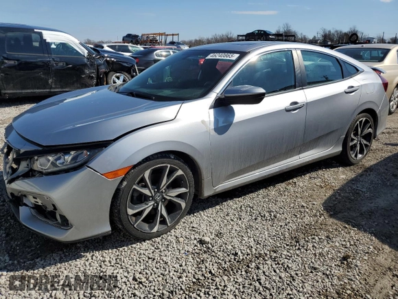 2017 Honda Civic Sedan Si with VIN 2HGFC1E55HH705459, listed as a Copart auction lot 46240865 with 68,571 mi miles and Salvage Title. Bid and sale history available at carsss.com. Image 1.
