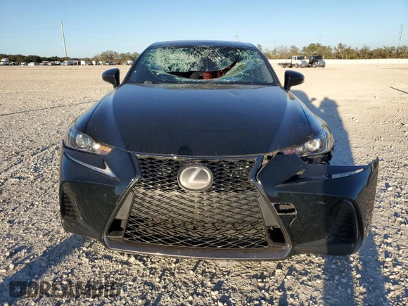 2017 Lexus IS 350 with VIN JTHBE1D22H5030500, listed as a Copart auction lot 80878414 with 76,788 mi miles and Salvage Title. Bid and sale history available at DreamBid. Image 5.
