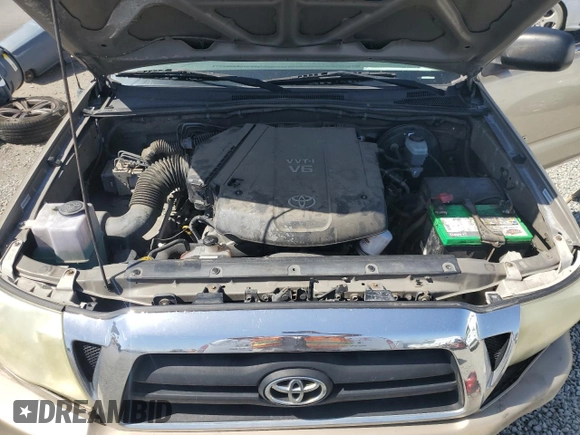 2005 Toyota Tacoma PreRunner with VIN 5TETU62N55Z008390, listed as a Copart auction lot 56632095 with 252,647 mi miles and Salvage title. Bid and sale history available at DreamBid. Image 11.