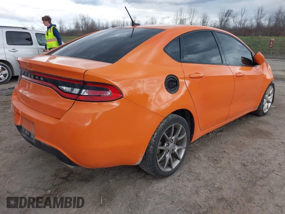 2013 Dodge Dart SXT with VIN 1C3CDFBAXDD342391, listed as a IAAI auction lot 42032177 with 165,942 mi miles and . Bid and sale history available at DreamBid. Image 4.