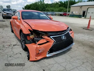 2015 Lexus RC 350 F Sport with VIN JTHSE5BC5F5003873, listed as a Copart auction lot 56970005 with 98,281 mi miles and Salvage title. Bid and sale history available at DreamBid. Image 13.