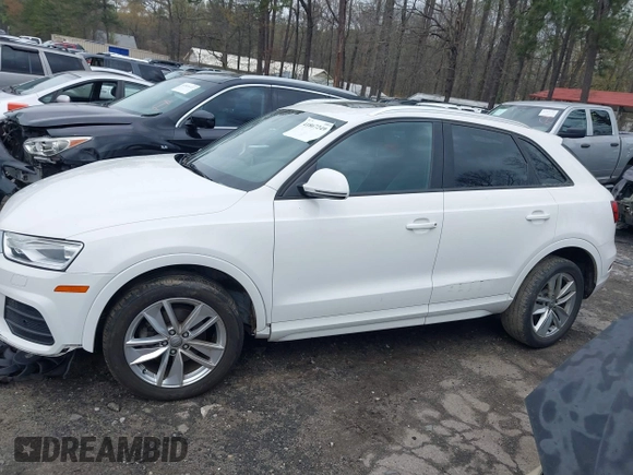 2017 Audi Q3 Premium z VIN WA1BCCFS2HR009908, wystawiony jako IAAI lot #41867249 z przebiegiem 116 804 mil mil oraz . Historia ofert i sprzedaży dostępna na DreamBid. Obrazek 13.