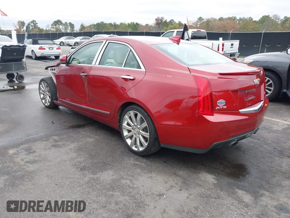2015 Cadillac ATS Sedan Luxury RWD with VIN 1G6AB5RX6F0107304, listed as a IAAI auction lot 40934454 with 89,638 mi miles. Bid and sale history available at carsss.com. Image 3.