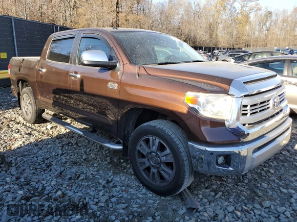 2015 Toyota Tundra 4WD Truck Platinum with VIN 5TFAW5F18FX486265, listed as a Copart auction lot 83541344 with 96,851 mi miles and Salvage Title. Bid and sale history available at carsss.com. Image 4.
