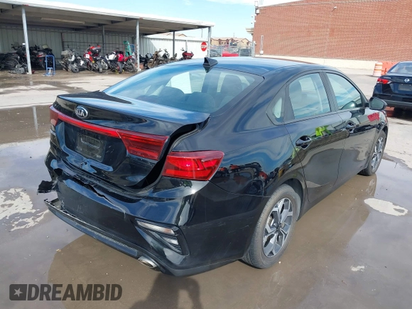 2019 Kia Forte LXS with VIN 3KPF24AD1KE068184, listed as a IAAI auction lot 41470017 with 55,326 mi miles. Bid and sale history available at carsss.com. Image 4.