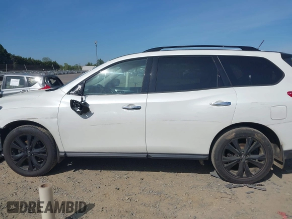 2018 Nissan Pathfinder SL with VIN 5N1DR2MNXJC661765, listed as a IAAI auction lot 42081533 with 87,299 mi miles. Bid and sale history available at carsss.com. Image 14.