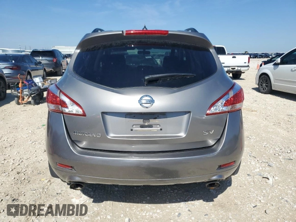 2012 Nissan Murano S with VIN JN8AZ1MU7CW107565, listed as a Copart auction lot 55783765 with 135,410 mi miles and Clean Title. Bid and sale history available at carsss.com. Image 6.