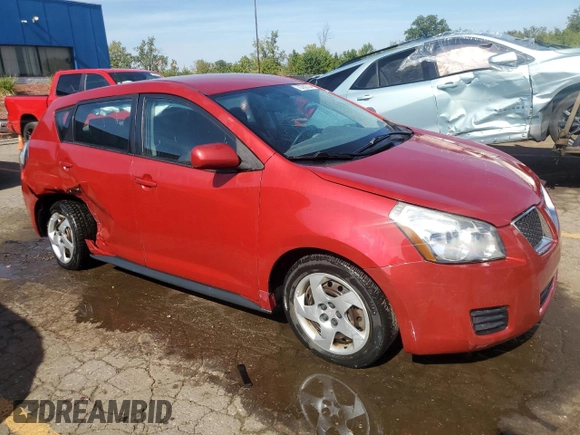 2009 Pontiac Vibe w/1SA with VIN 5Y2SP67819Z454348, listed as a Copart auction lot 70782724 with 75,758 mi miles and Clean Title. Bid and sale history available at carsss.com. Image 4.