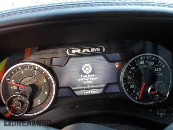 2023 Ram 2500 Laramie with VIN 3C6UR5FL0PG646741, listed as a Copart auction lot 75825473 with 4,823 mi miles and Salvage Title. Bid and sale history available at carsss.com. Image 9.