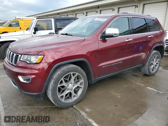 2020 Jeep Grand Cherokee Limited with VIN 1C4RJFBG0LC342956, listed as a Copart auction lot 55724645 with 88,841 mi miles and Salvage title. Bid and sale history available at DreamBid. Image 1.