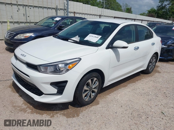 2023 Kia Rio S with VIN 3KPA24AD4PE528715, listed as a IAAI auction lot 41912848 with 11,546 mi miles. Bid and sale history available at carsss.com. Image 16.