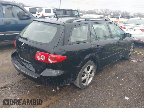 2005 Mazda 6 Sport S with VIN 1YVHP82D655M62144, listed as a IAAI auction lot 41495413 with 215,394 mi miles and . Bid and sale history available at DreamBid. Image 4.