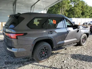 2023 Toyota Sequoia SR5 with VIN 7SVAAABA2PX015412, listed as a Copart auction lot 69880554 with 10,016 mi miles and Salvage Title. Bid and sale history available at carsss.com. Image 3.