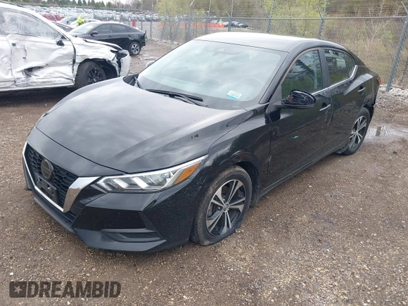 2020 Nissan Sentra SV with VIN 3N1AB8CV0LY278561, listed as a IAAI auction lot 42110188 with 95,534 mi miles. Bid and sale history available at carsss.com. Image 19.