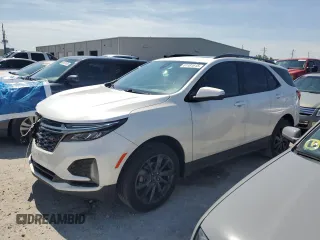 2022 Chevrolet Equinox RS with VIN 2GNAXWEV8N6136583, listed as a Copart auction lot 61181615 with 31,855 mi miles and Salvage title. Bid and sale history available at DreamBid. Image 1.