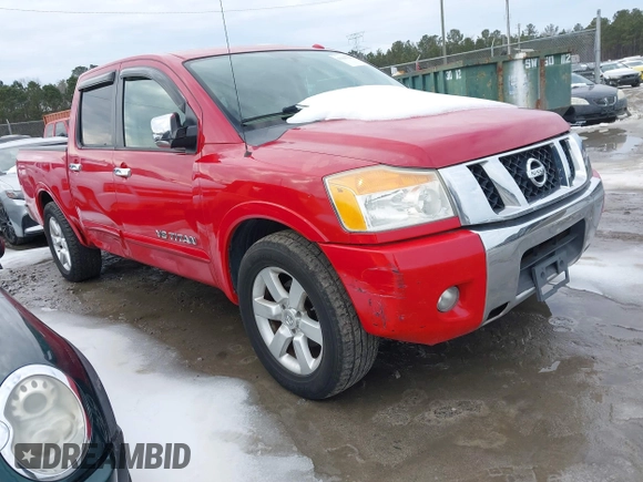 2010 Nissan Titan SE with VIN 1N6BA0ED3AN306001, listed as a IAAI auction lot 41395118 with 146,287 mi miles. Bid and sale history available at carsss.com. Image 1.