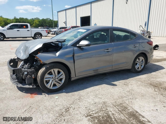 2019 Hyundai Elantra SEL with VIN 5NPD84LF2KH453561, listed as a Copart auction lot 50609705 with 81,647 mi miles and Salvage Title. Bid and sale history available at carsss.com. Image 1.