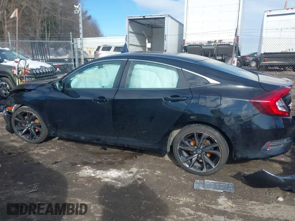 2019 Honda Civic Sport with VIN 2HGFC2F86KH515658, listed as a IAAI auction lot 41632690 with 109,866 mi miles and . Bid and sale history available at DreamBid. Image 13.