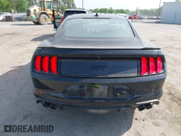 2022 Ford Mustang GT with VIN 1FA6P8CF5N5108599, listed as a IAAI auction lot 42095377 with 20,154 mi miles. Bid and sale history available at carsss.com. Image 16.
