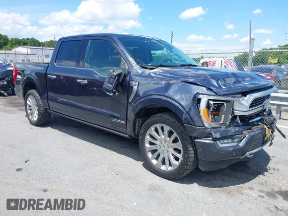 2021 Ford F-150 XL z VIN 1FTFW1ED5MFA85060, wystawiony jako IAAI lot #42240727 z przebiegiem 150 378 mil mil oraz . Historia ofert i sprzedaży dostępna na DreamBid. Obrazek 1.