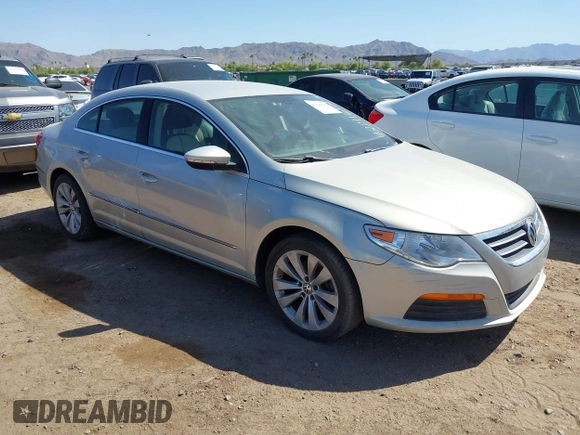 2011 Volkswagen CC Sport with VIN WVWMP7AN0BE723840, listed as a IAAI auction lot 42141612 with 155,616 mi miles. Bid and sale history available at carsss.com. Image 1.