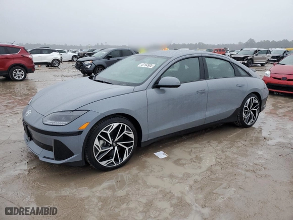 2023 Hyundai IONIQ 6 SEL with VIN KMHM34AA8PA053522, listed as a Copart auction lot 43194905 with 20,838 mi miles and Salvage Title. Bid and sale history available at carsss.com. Image 1.