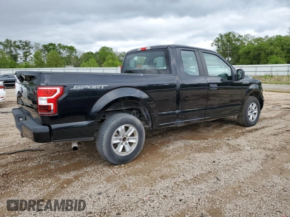 2018 Ford F-150 XL with VIN 1FTEX1CB5JFC51972, listed as a Copart auction lot 51967265 with 181,172 mi miles and Clean Title. Bid and sale history available at carsss.com. Image 3.