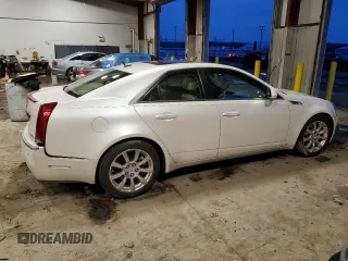 2008 Cadillac CTS RWD w/1SA with VIN 1G6DM577580106710, listed as a Copart auction lot 41014824 with 0 mi miles and Salvage Title. Bid and sale history available at carsss.com. Image 3.