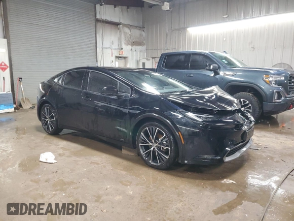 2024 Toyota Prius LE with VIN JTDADABU3R3012976, listed as a Copart auction lot 49826745 with 15,395 mi miles and Salvage Title. Bid and sale history available at carsss.com. Image 4.